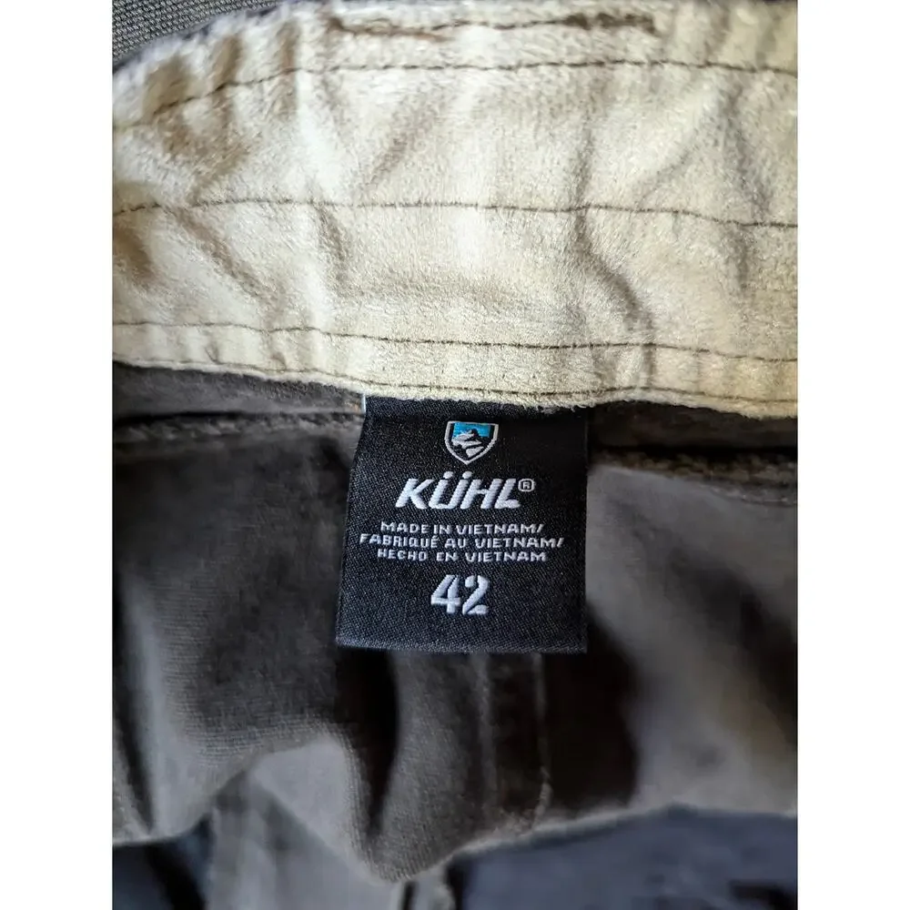 NWT KUHL The Law Shorts Men’s 42 – Espresso Heavy-Duty Stretch Canvas Outdoor - Picture 2 of 3